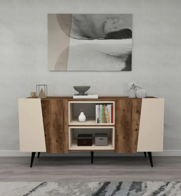 Curve Sideboard with Cabinets