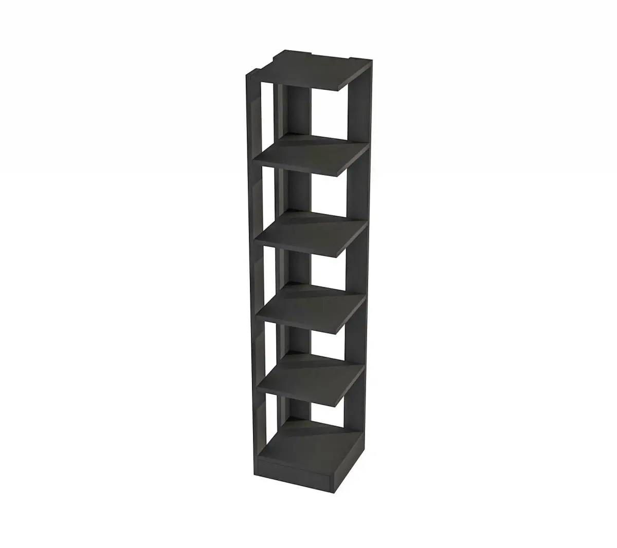 Beech Corner Bookcase - Anthracite
