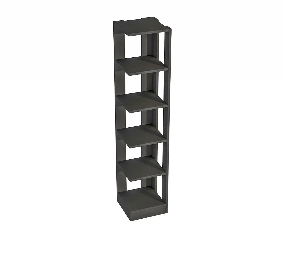 Beech Corner Bookcase - Anthracite