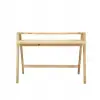 Cannes 120 cm Wide Solid Wood Computer Desk - Natural