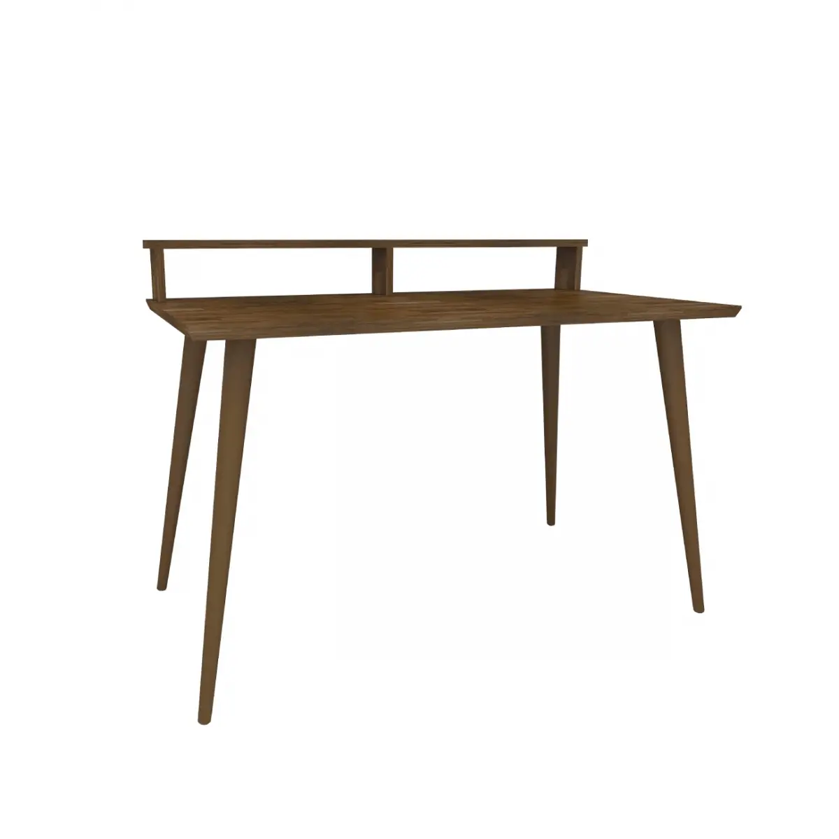 Zephyr Solid Wood Computer Desk - Walnut