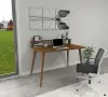 Zephyr Solid Wood Computer Desk - Walnut