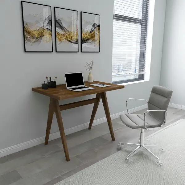 Citizen Solid Wood Computer Desk - Walnut