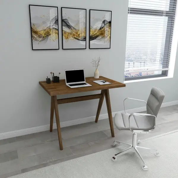 Citizen Solid Wood Computer Desk - Walnut