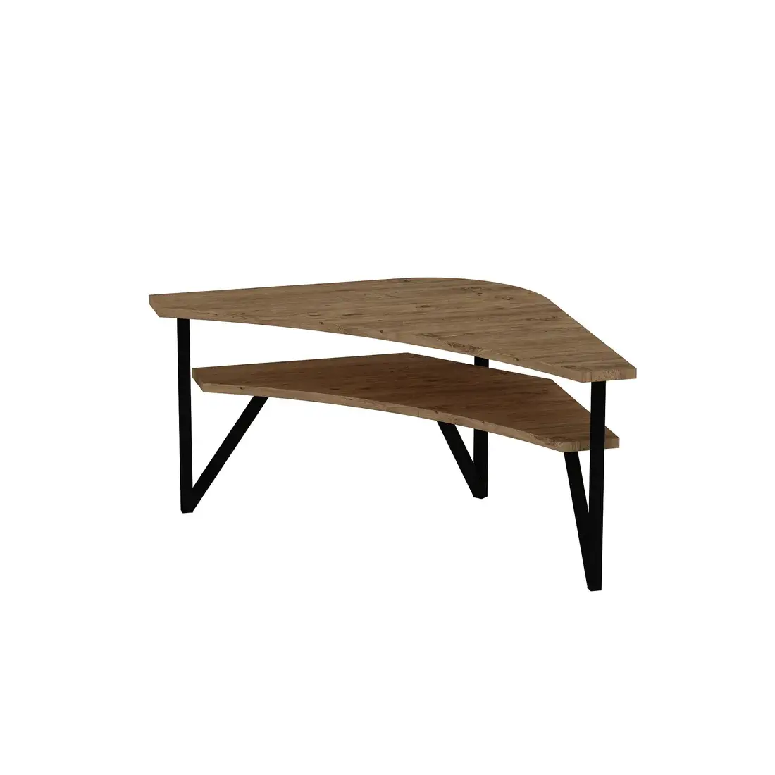 Lotte Corner TV Stand Entertainment Center