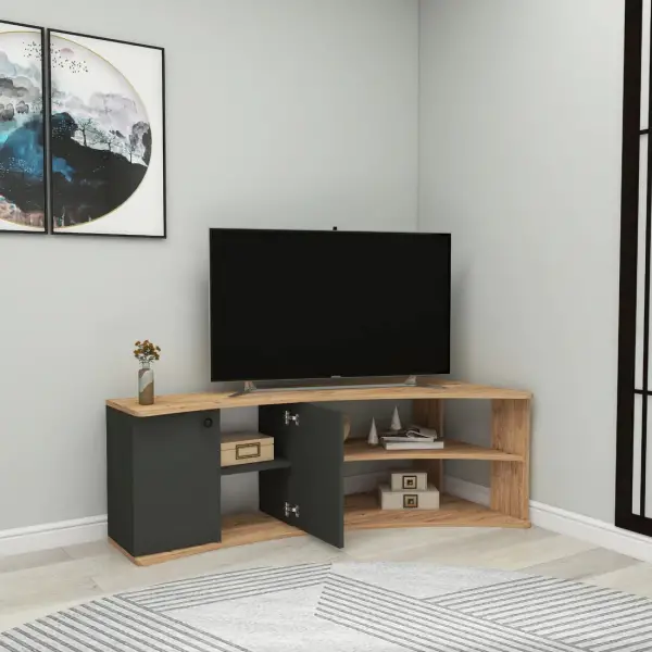Dion Corner TV Stand Entertainment Center