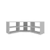 Bonnett Corner TV Stand Entertainment Center - White