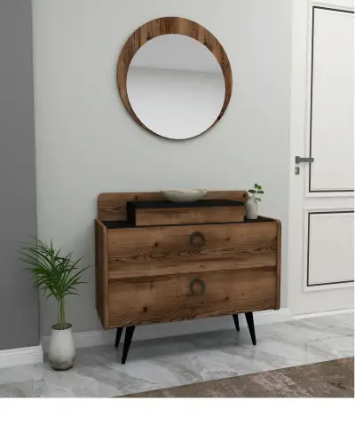 Farelle Dresuar, Console Table with Mirror