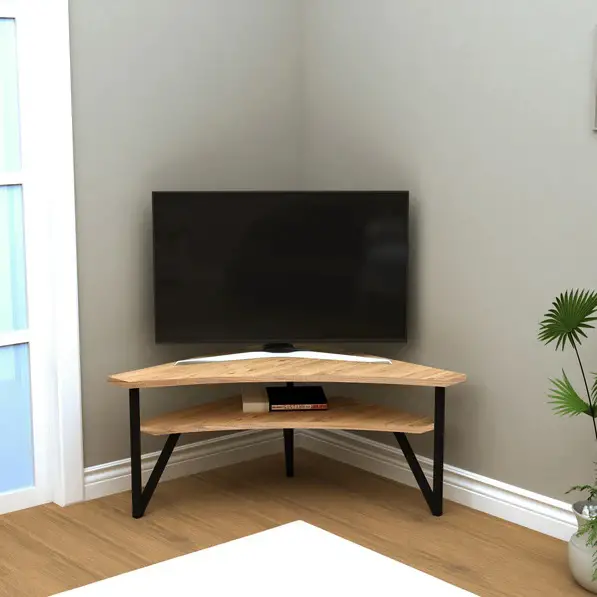 Lotte Corner TV Stand Entertainment Center