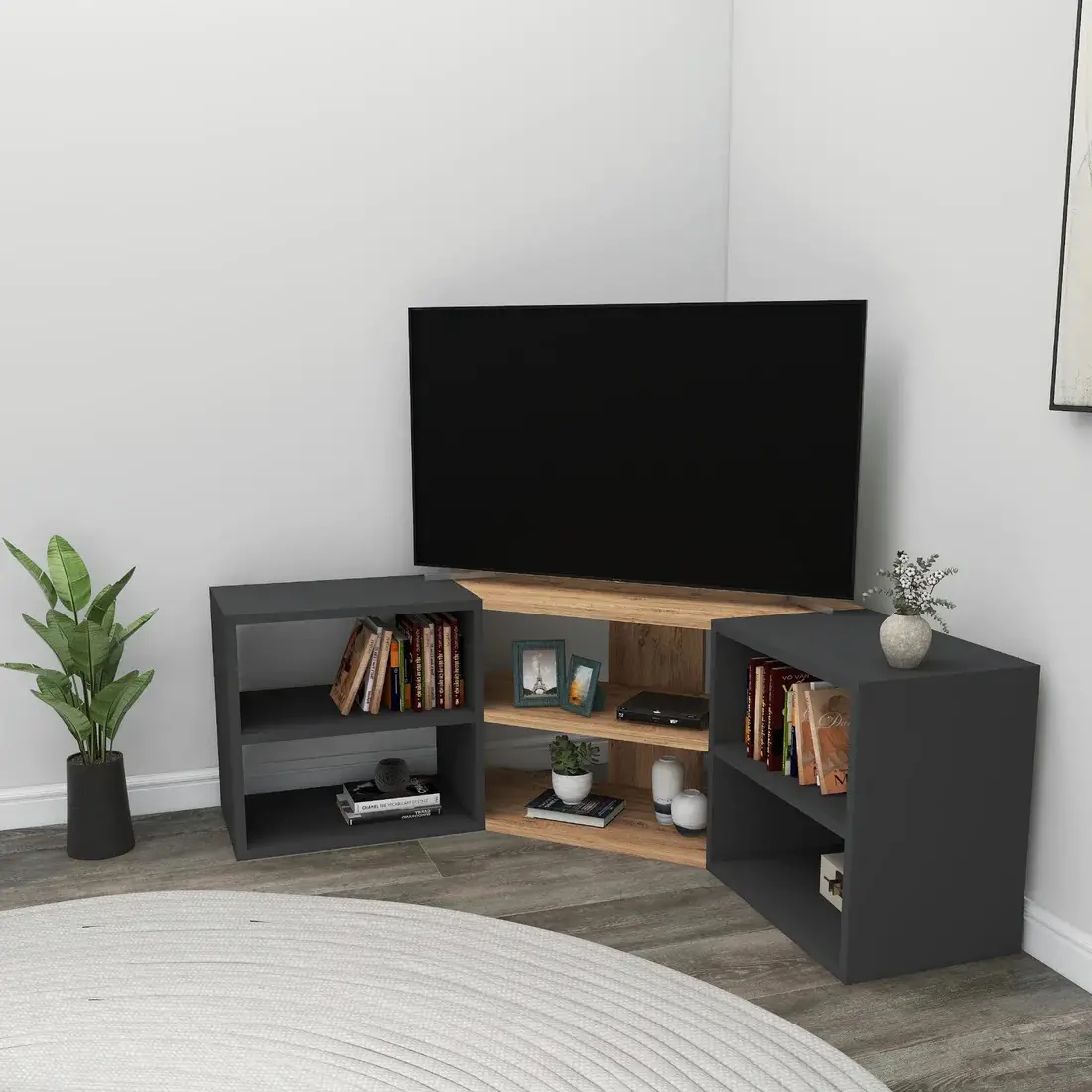 Bonnett Corner TV Stand Entertainment Center