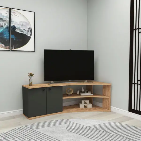Dion Corner TV Stand Entertainment Center