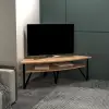 Galen Corner TV Stand Entertainment Center - Atlantic Pine