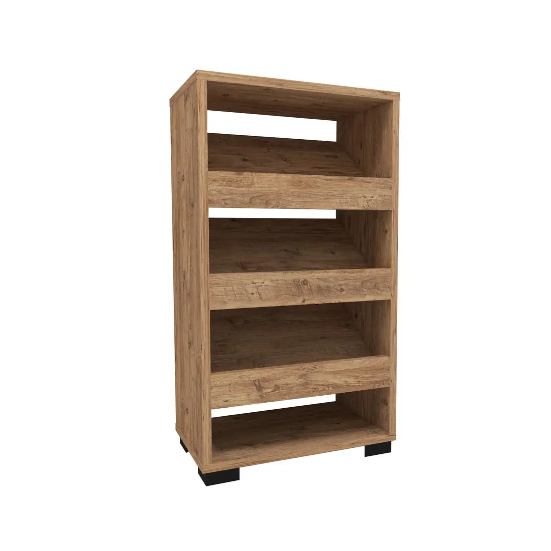  Leslie Shoe Storage Shelf with Cabinet - Atlantic Pine