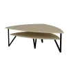 Galen Corner TV Stand Entertainment Center - Beige