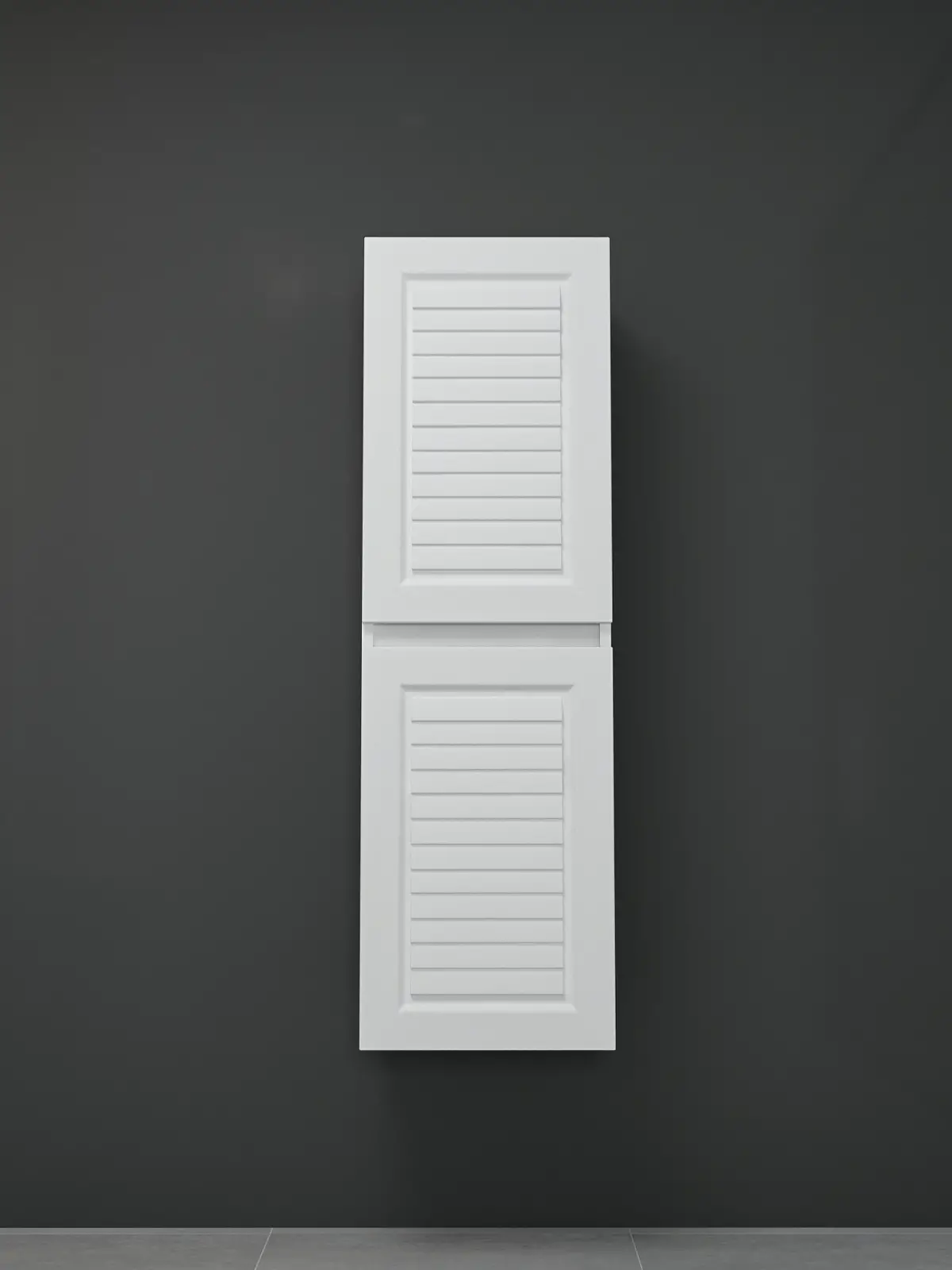 Helenka Bathroom Top-Bottom Washbasin Cabinets with Mirror, Sink & Side Cabinet Set - White