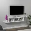 Livius Floating TV Stand with Shelves for TVs up to 65