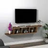 Livius Floating TV Stand with Shelves for TVs up to 65