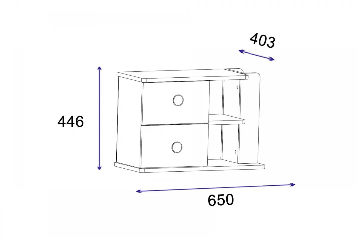 Valentino Kids Room Collection - Bookcase, Desk, Wardrobe, Bedstead & Nightstand