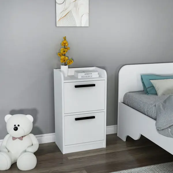 Lelia Nightstand - White