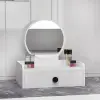 Aura Makeup Vanity Table - White