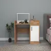 Sedef Makeup Vanity Table - Atlantic Pine & White