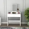 Luna Makeup Vanity Table - White
