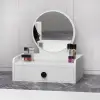 Aura Makeup Vanity Table - White
