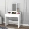 Luna Makeup Vanity Table - White