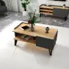 Viper Coffee Table - Sapphire Oak & Anthracite