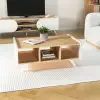 Mindy Coffee Table - Sapphire Oak & White