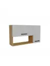 Novarro Multi Purpose Cabinet Shelf - Sapphire Oak & White
