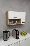 Novarro Multi Purpose Cabinet Shelf - Sapphire Oak & White