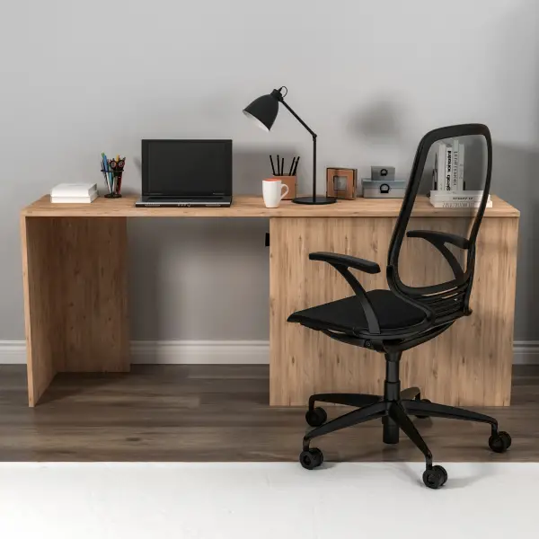 Akser Desk - Atlantic Pine & Anthracite
