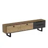 Mosso TV Stand and Media Console - Atlantic Pine & Anthracite