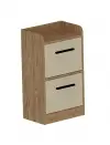 Lelia Nightstand - Atlantic Pine & Beige