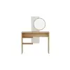 Dali Makeup Table - Sapphire Oak & White
