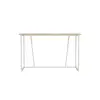 Lissa Iron Leg Desk - Sapphire Oak & White