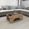 Tresa Coffee Table - Atlantic Pine & Anthracite