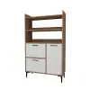 Caleb Multi-Purpose Bathroom Cabinet - Atlantic Pine & White