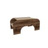 Tresa Coffee Table - Light Walnut & Beige
