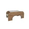 Tresa Coffee Table - White & Atlantic Pine