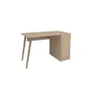 Noya Wooden Leg Desk - Beige