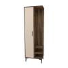 Leena Coat Stand - Light Walnut & Beige
