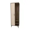 Leena Coat Stand - Light Walnut & Beige