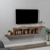 Harris TV Stand - Light Walnut