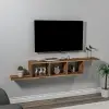 Harris TV Stand - Light Walnut