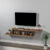 Harris TV Stand - Light Walnut