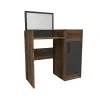 Sedef Makeup Vanity Table - Light Walnut & Anthracite