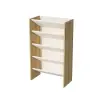 Elarco 4 Tier Shoe Storage Shelf - Sapphire Oak & White