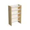 Elarco 4 Tier Shoe Storage Shelf - Sapphire Oak & White